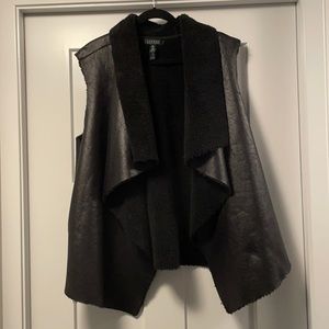 Lauren Ralph Lauren fuzzy vest